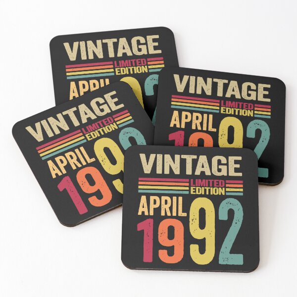 Item preview, 30 Years Old Gifts Vintage April 1992 - 30th Birthday gift designed and sold by BahaaIB.