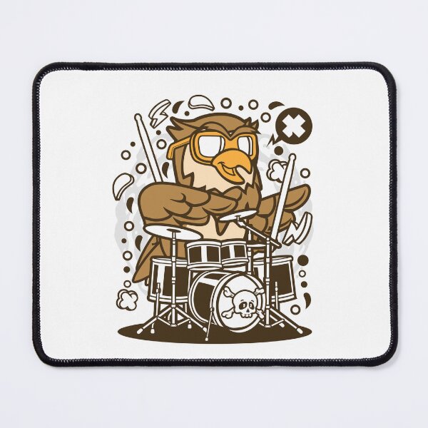 Item preview, Owl Drummer designed and sold by Tia-Ako.
