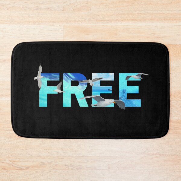 Item preview, Free With Blue Sky And Seagulls designed and sold by RihabPrint.