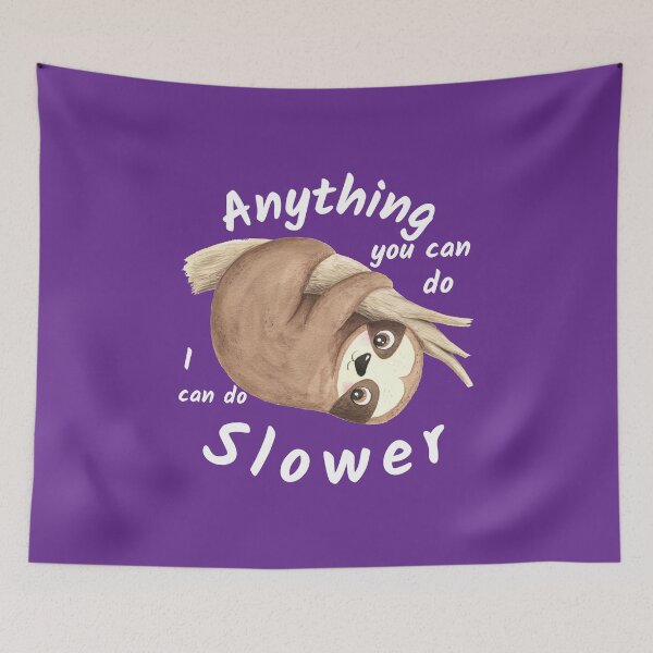 Item preview, Anything You Can Do I Can Do Slower - fibromyalgia Chronic Illness designed and sold by Paulele.