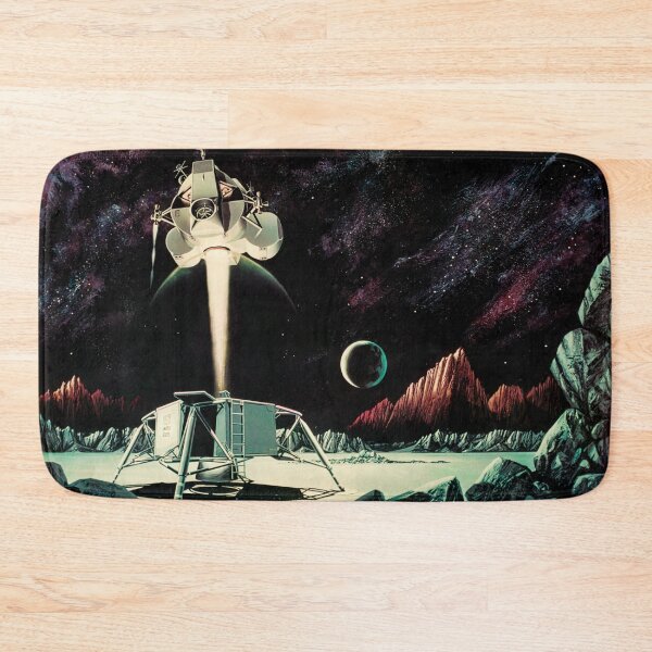 Item preview, Lunar Module blast off from the lunar surface - 1966 Concept Art designed and sold by arthook.