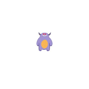 Artwork thumbnail, Cute Little Monster by JiggsFashion