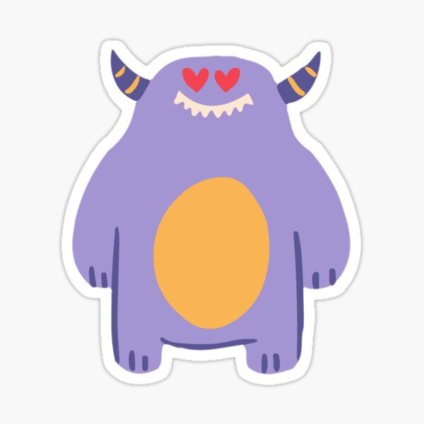 Cute Little Monster Sticker