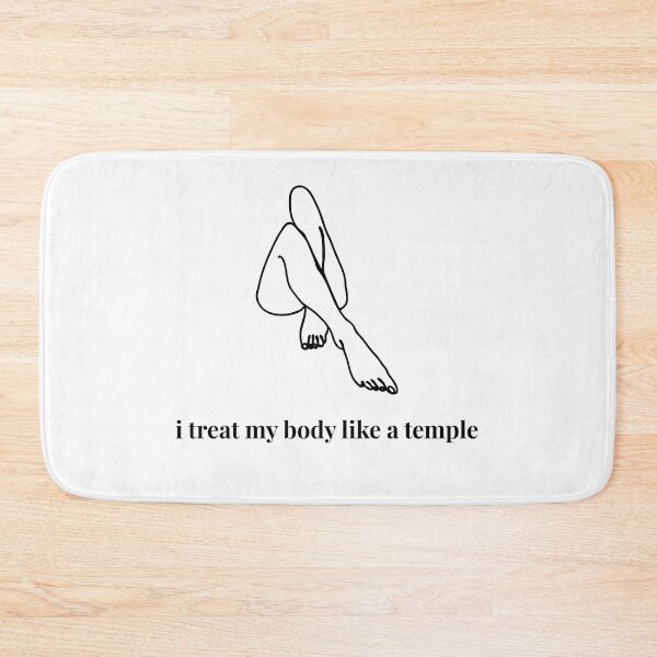 Item preview, I treat my body like a temple designed and sold by MouadbStore.