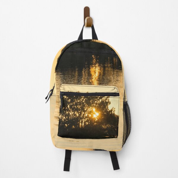 Item preview, Golden Summer Vibe - Behind Trees Sunrise Lake Ontario Toronto designed and sold by Georgia Mizuleva.