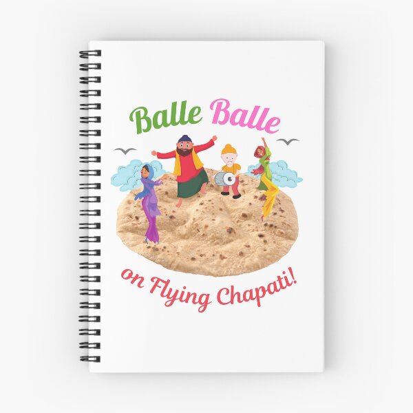 Item preview, Balle Balle on flying CHAPATI! | Sky Bhangra | Funny Desi designed and sold by CosmicStory.