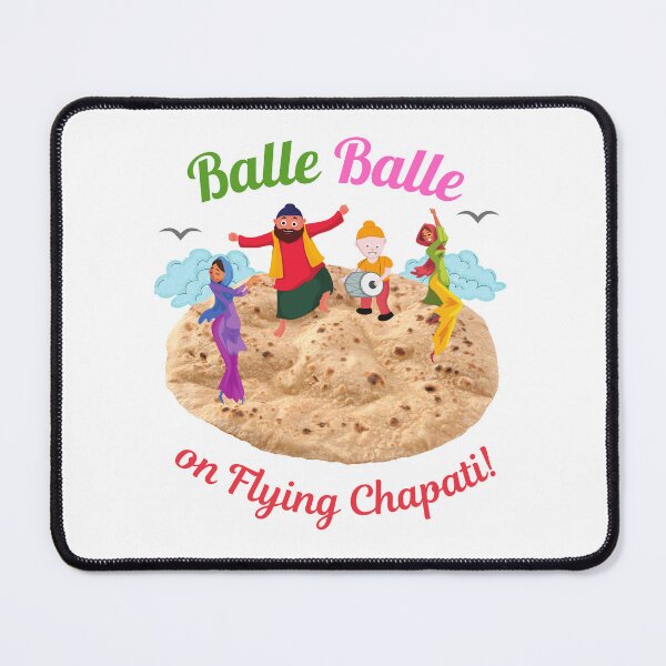 Item preview, Balle Balle on flying CHAPATI! | Sky Bhangra | Funny Desi designed and sold by CosmicStory.