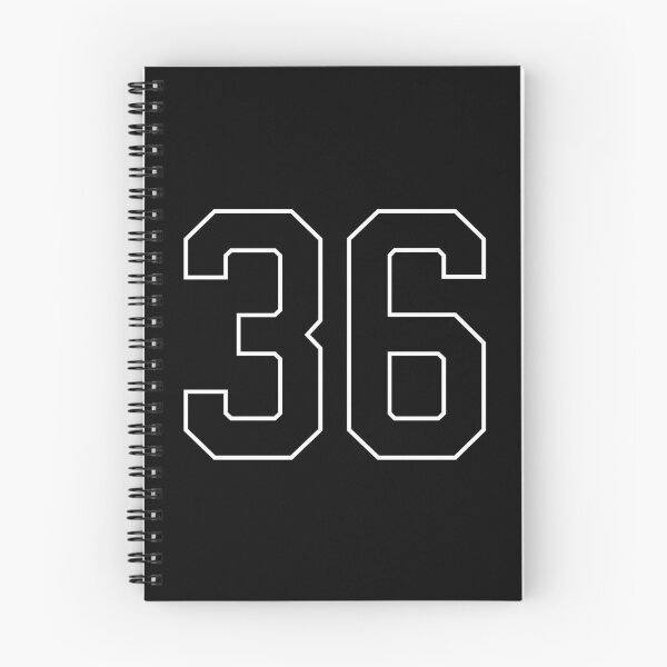 Item preview, Black Number 36 lucky sports jersey thirty six designed and sold by HeavyStyle.