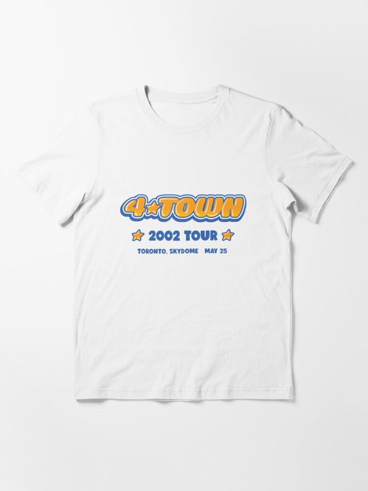 4Town world tour dates 2002 concert tee