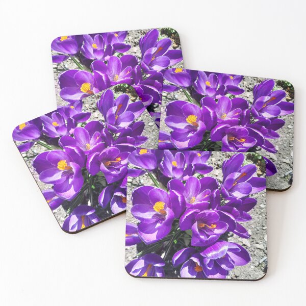Item preview, violet velvety blossoms designed and sold by barbich.
