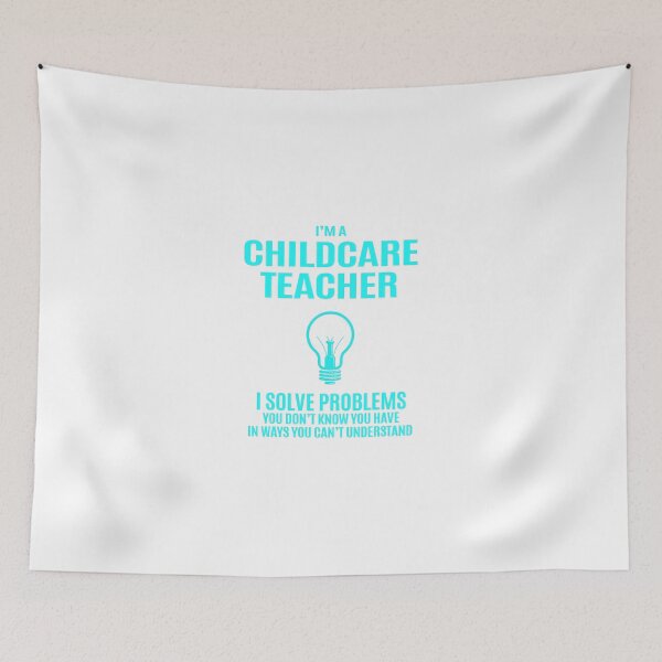 Item preview, Childcare Teacher - I Solve Problems Job Gift designed and sold by melissaval2.