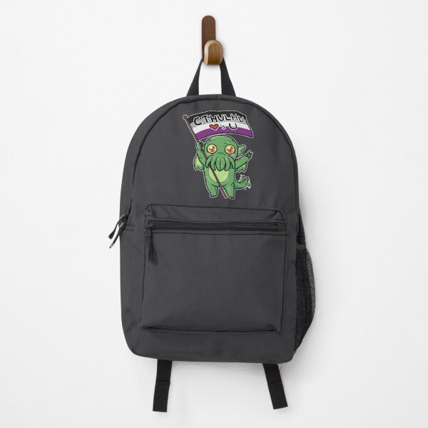 Item preview, Cthulhu With Ace Pride Flag designed and sold by CarysBowenArt.