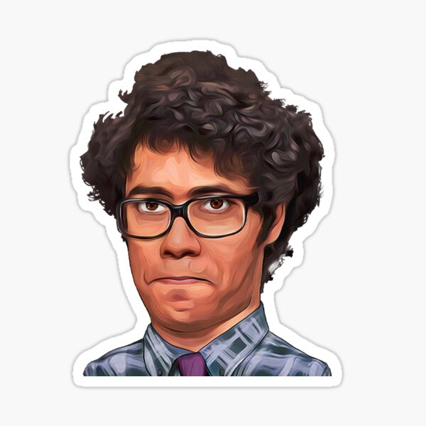 The It Crowd Maurice Moss Sticker By Annafox463 Redbubble