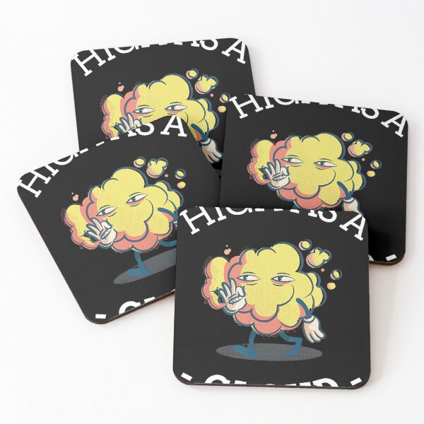 Item preview, High As A Cloud Funny Marijuanna Stoner Weed Blazin 420 Gift designed and sold by verarheaf9.