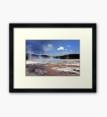 Grand Prismatic Spring Framed Print
