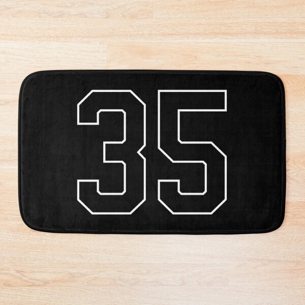 Item preview, Black Number 35 lucky sports jersey thirty five designed and sold by HeavyStyle.