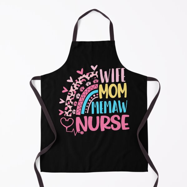 Item preview, Wife Mom MeMaw Nurse Mothers Day Nurses Day Leopard Rainbow designed and sold by EasyPrintGift.