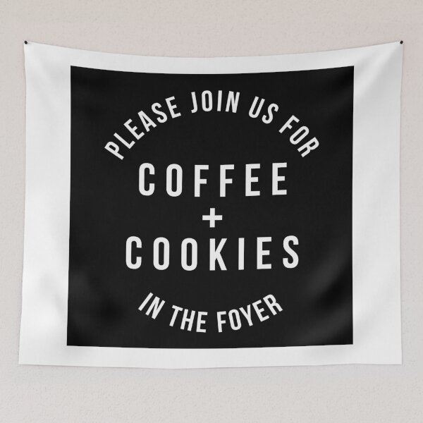 Item preview, Please Join Us for Coffee and Cookies designed and sold by CherylMartha.