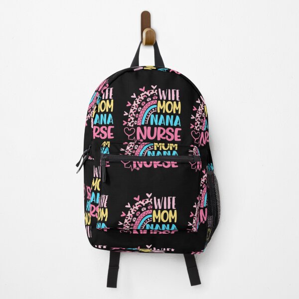 Item preview, Wife Mom Nana Nurse Mothers Day Nurses Day Leopard Rainbow designed and sold by EasyPrintGift.
