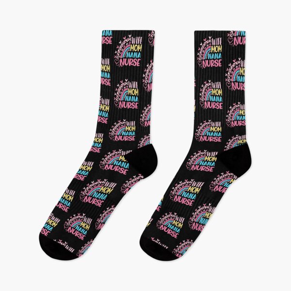 Item preview, Wife Mom Nana Nurse Mothers Day Nurses Day Leopard Rainbow designed and sold by EasyPrintGift.
