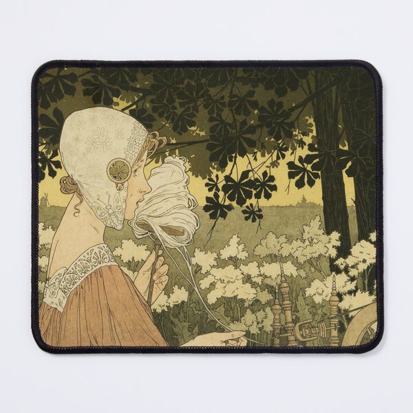 Item preview, The Spinner by Henri Privat-Livemont - Vintage Art designed and sold by RickE.