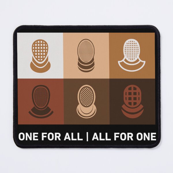Item preview, HEMA/Fencing Mask Diversity (Rectangular/Pop Art) designed and sold by SwissHEMAShop.