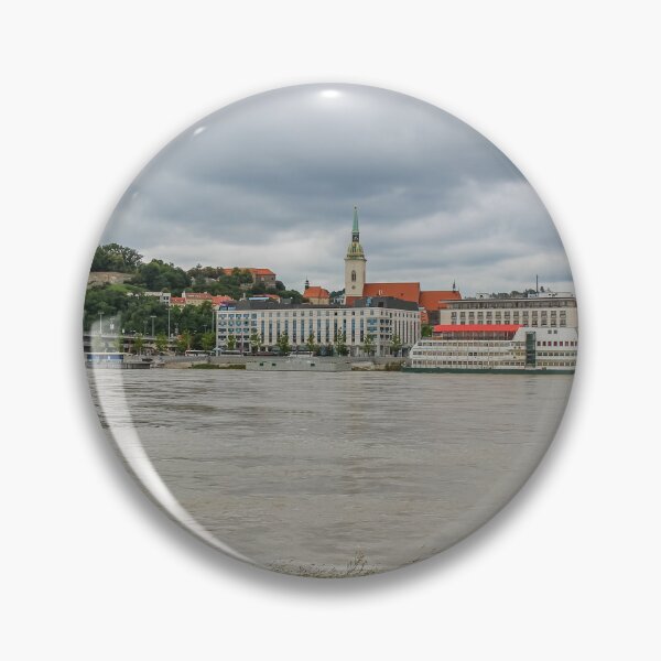 Item preview, A view across the River Danube of Bratislava and Castle, from Bratislavská Promenáda pri Dunaji, Slovakia designed and sold by SnapTPhotograph.
