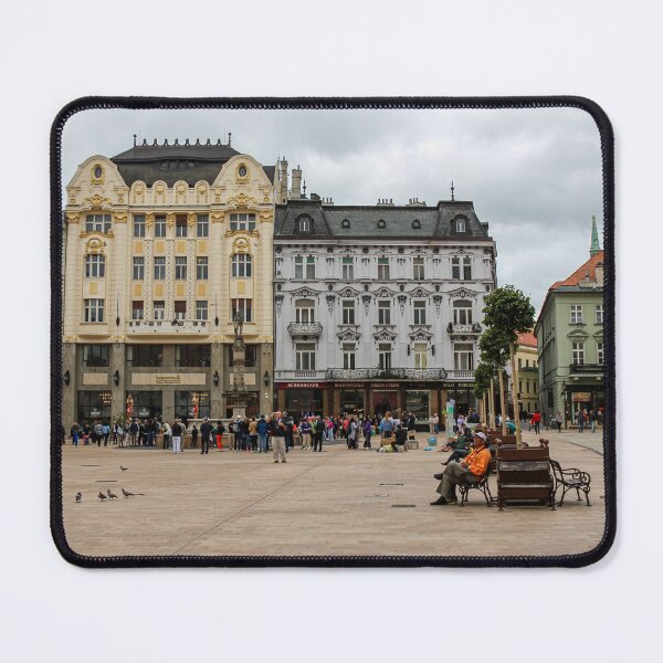 Item preview, The Main Square in Bratislava next to Maximilin's fountain, old town, Slovakia designed and sold by SnapTPhotograph.