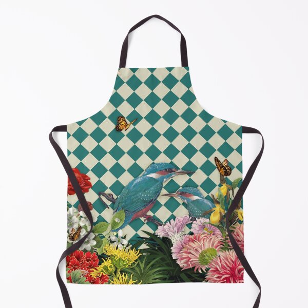 Item preview, Kingfisher with flowers designed and sold by koalas1414.