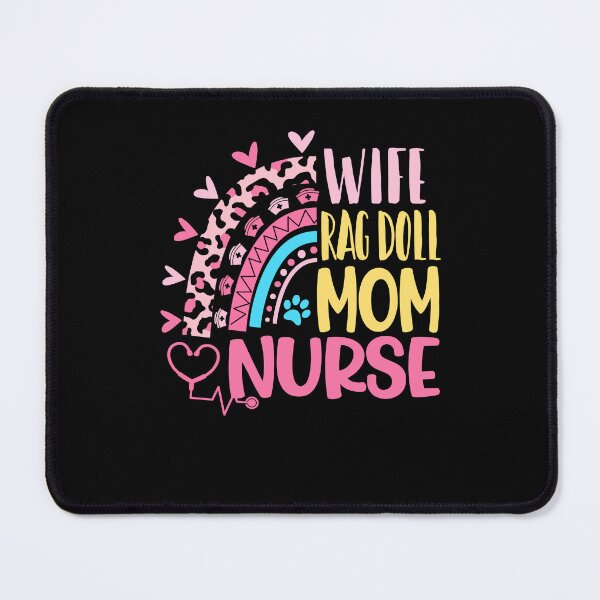 Item preview, Wife Rag Doll Mom Nurse Mothers Day Nurses Day Leopard designed and sold by EasyPrintGift.