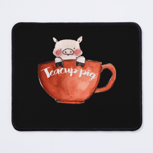 Item preview, Teacup Pig Sticker designed and sold by CedricMbass.