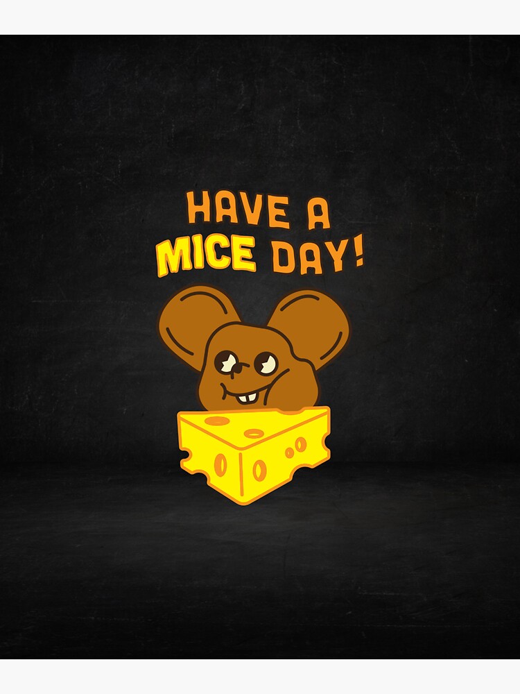 Thumbnail 3 of 3, Sticker, Have a Mice Day designed and sold by JiggsFashion.