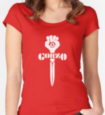 Gonzo Fist Women's Fitted Scoop T-Shirt