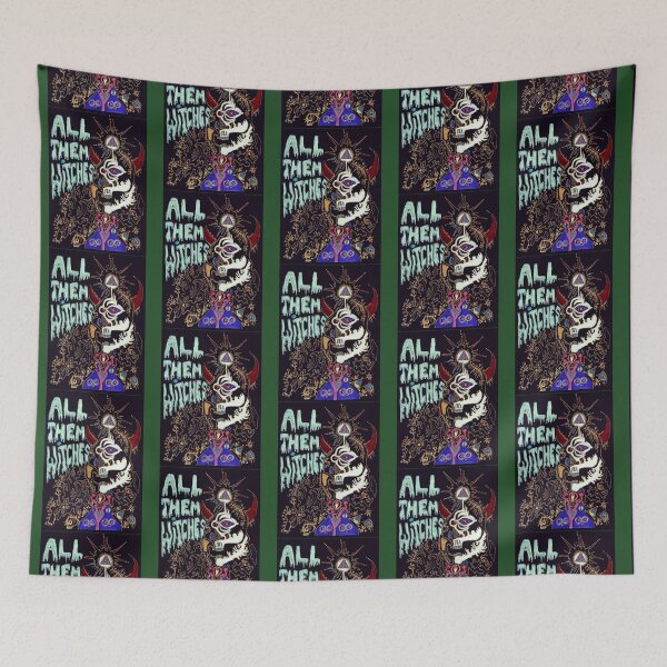 Item preview, All them witches  ATW colorful skull design    designed and sold by Q3Concept.