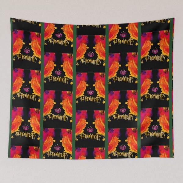 Item preview, All them witches ATW colourful skull  designed and sold by Q3Concept.