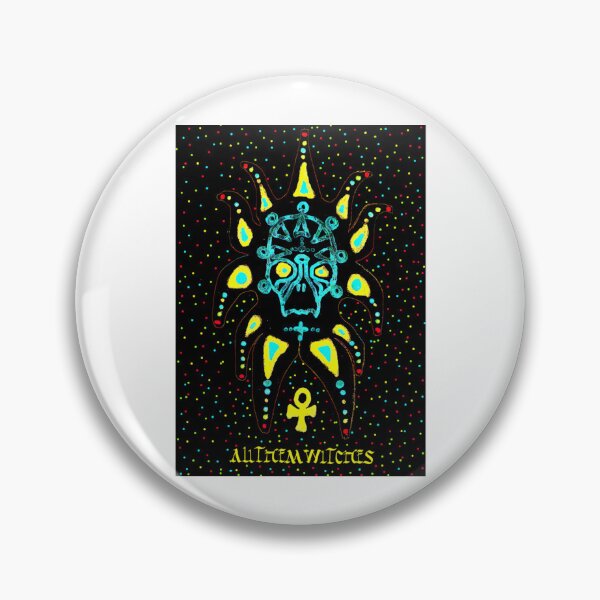 Artikelvorschau, Alle Hexen ATW bunter Totenkopf entworfen und verkauft von Q3Concept.