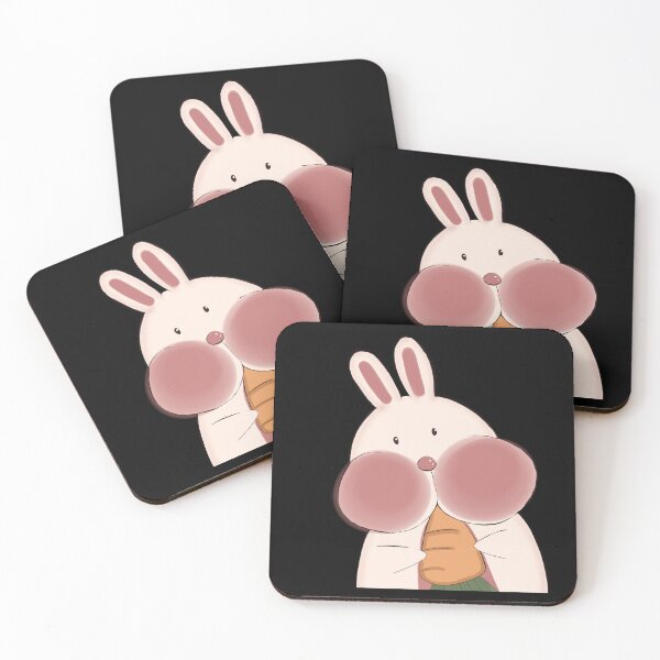 Item preview, bunny carrot mochi hachi anime japan designed and sold by MalikDavias.