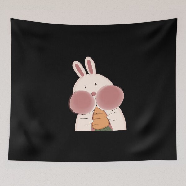 Item preview, bunny carrot mochi hachi anime japan designed and sold by MalikDavias.