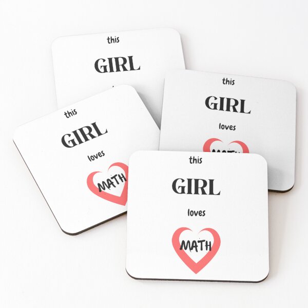 Item preview, This girl loves math designed and sold by chamadesigner.