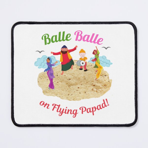 Item preview, Balle Balle on flying PAPAD! | Sky Bhangra | Funny Desi designed and sold by CosmicStory.