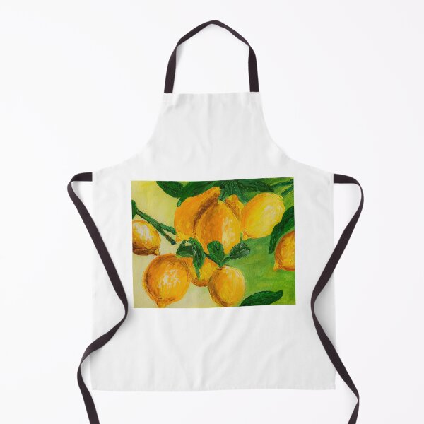 Item preview, Ripe lemons on a branch designed and sold by ArinasFineArt.