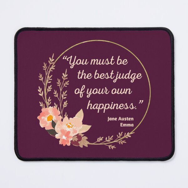 Purple Floral Love Quote Emma Jane Austen Art Print by Bookish and  Wonderful