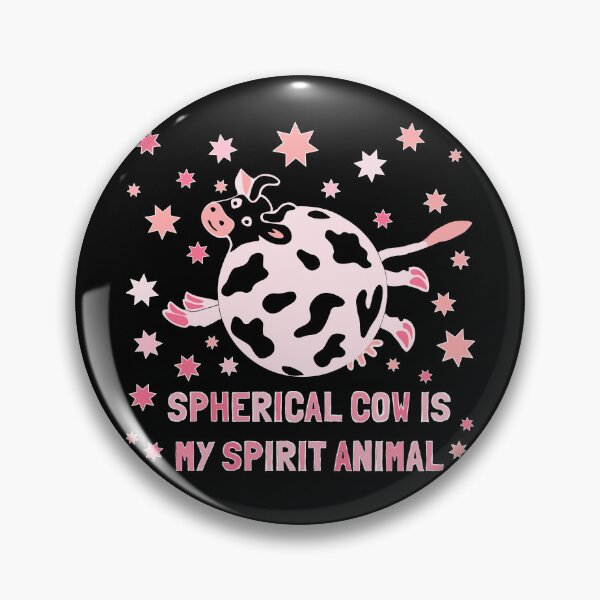 Item preview, Spherical cow is my spirit animal designed and sold by i-cottagedesign.