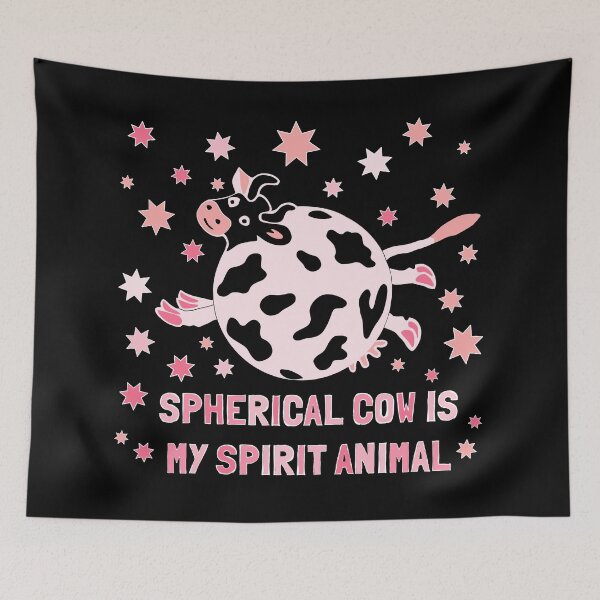 Item preview, Spherical cow is my spirit animal designed and sold by i-cottagedesign.