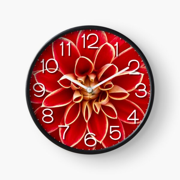Item preview, Red Dahlia Bloom Two Toned Flower with Numbers designed and sold by Cawaiico.