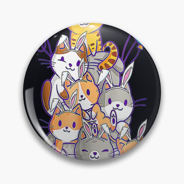 Item preview, Happy Easter Day Eggs Hunt Cute Kawaii Cat Kitten Meow designed and sold by DeannaMarks.