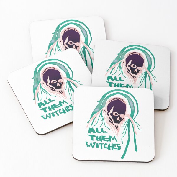 Item preview, All them witches ATW colourful skull   designed and sold by Q3Concept.