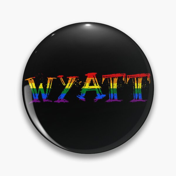 Item preview, Men rainbow name gay Wyatt  designed and sold by LoveIsColorful.