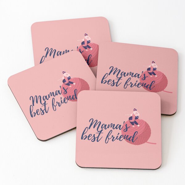 Item preview, Mama's Best Friend Funny Crochet Design Mom Gift designed and sold by YURISPACE.