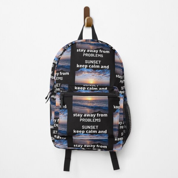 Item preview, Sunset Keep Calm And Stay Away From Problems designed and sold by kash1mera.